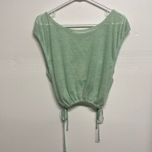 Free people mint green top new without tags size medium
